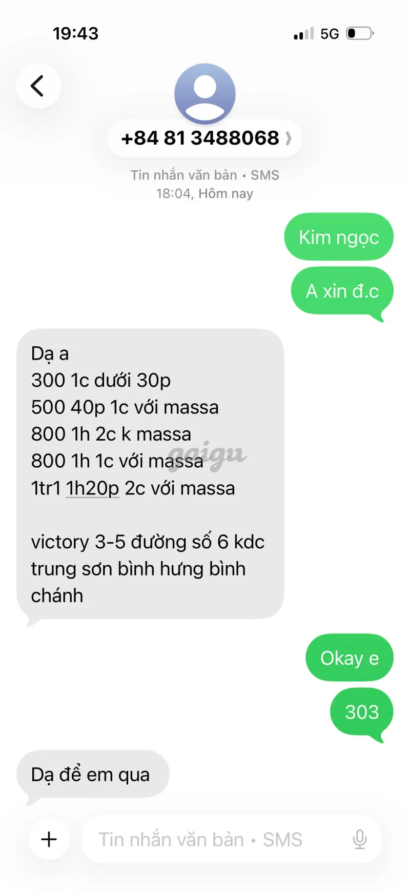 Ảnh đánh giá gái gọi