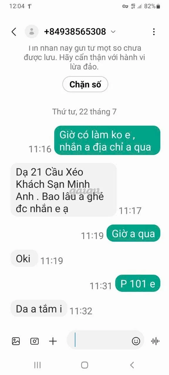 Ảnh đánh giá gái gọi