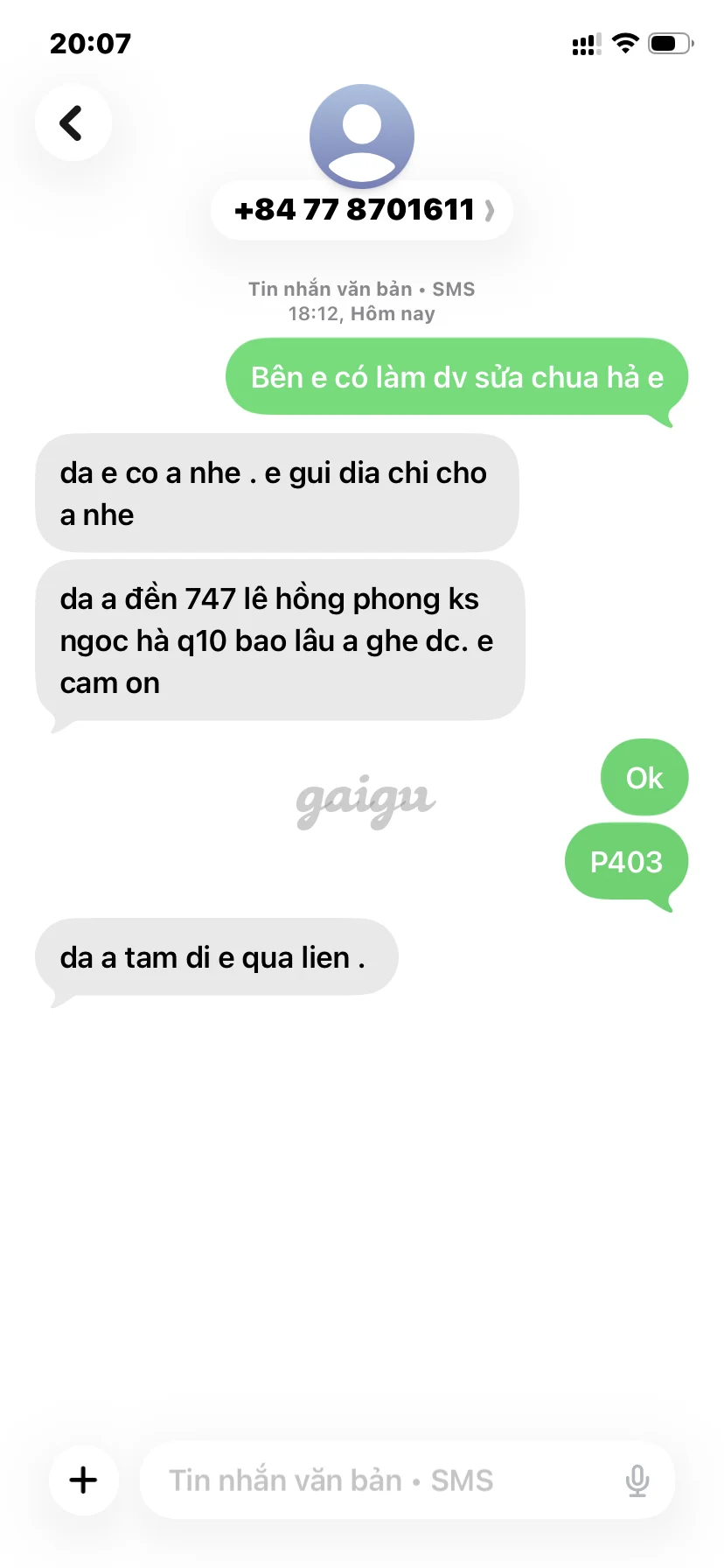 Ảnh đánh giá gái gọi