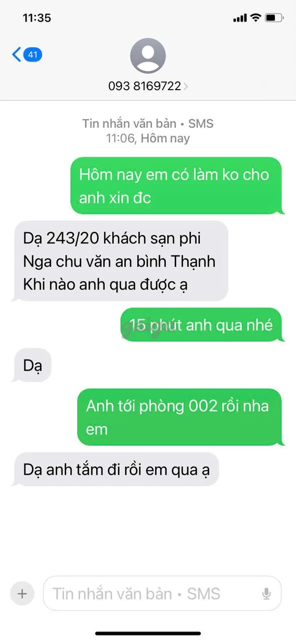 Ảnh đánh giá gái gọi