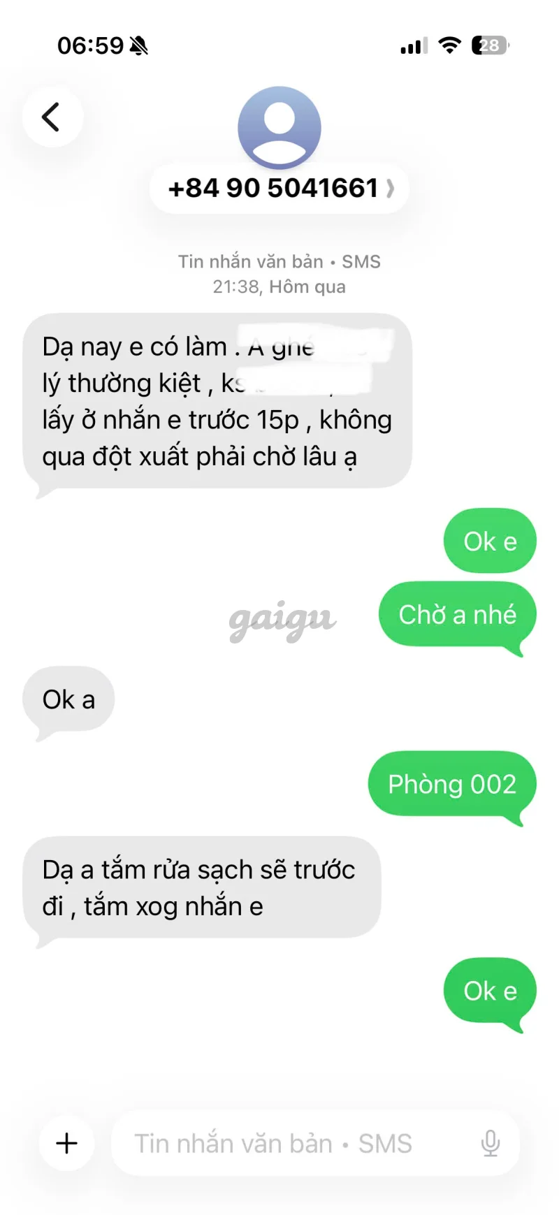 Ảnh đánh giá gái gọi