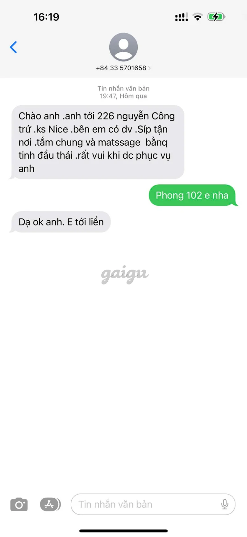 Ảnh đánh giá gái gọi
