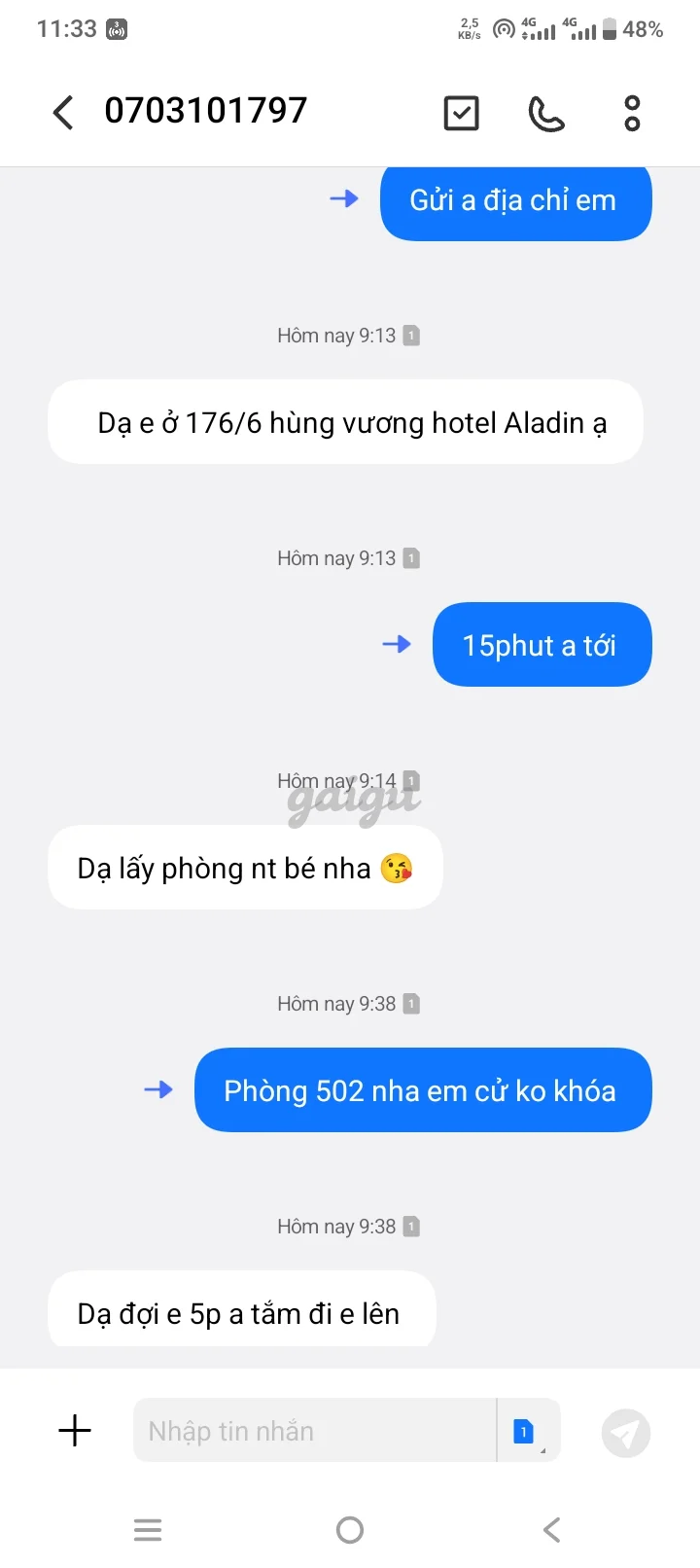 Ảnh đánh giá gái gọi