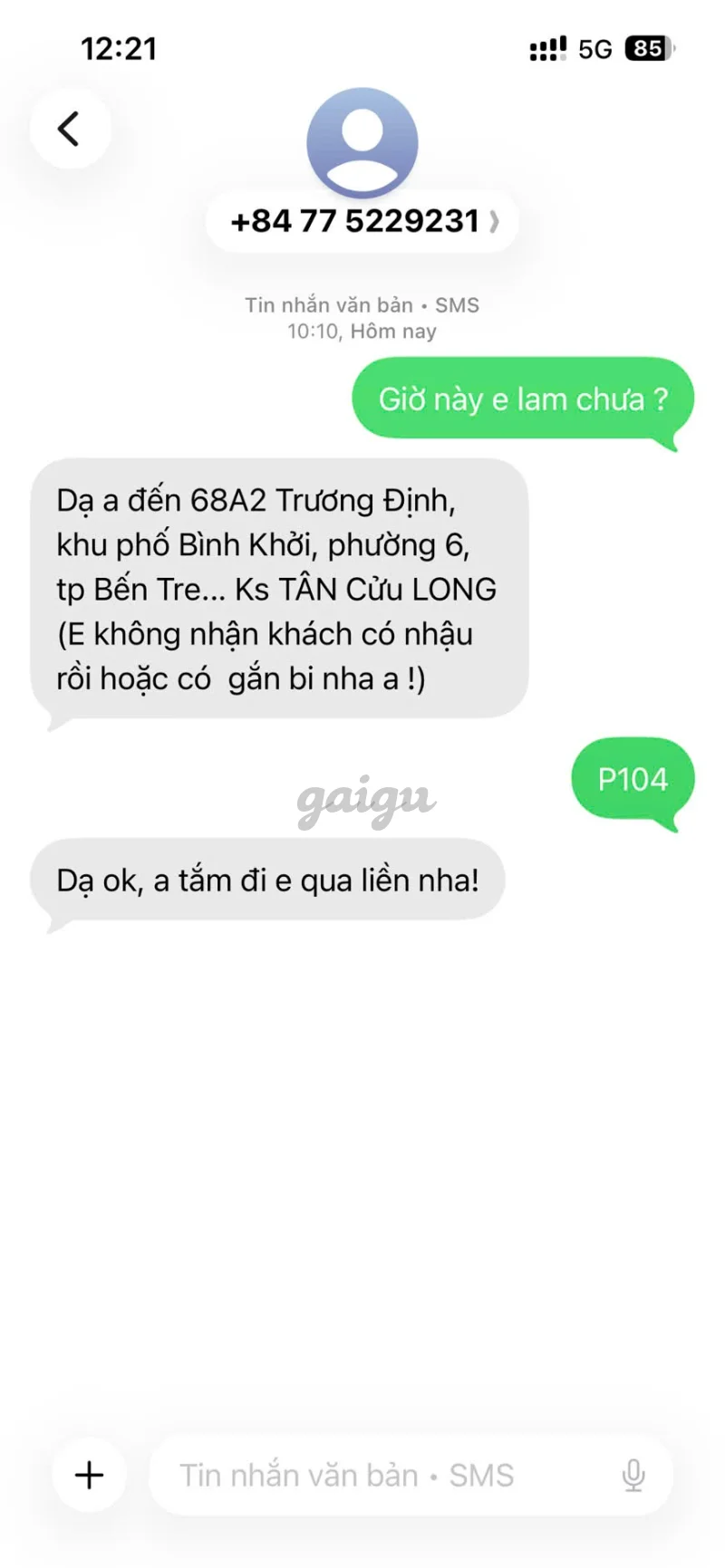 Ảnh đánh giá gái gọi
