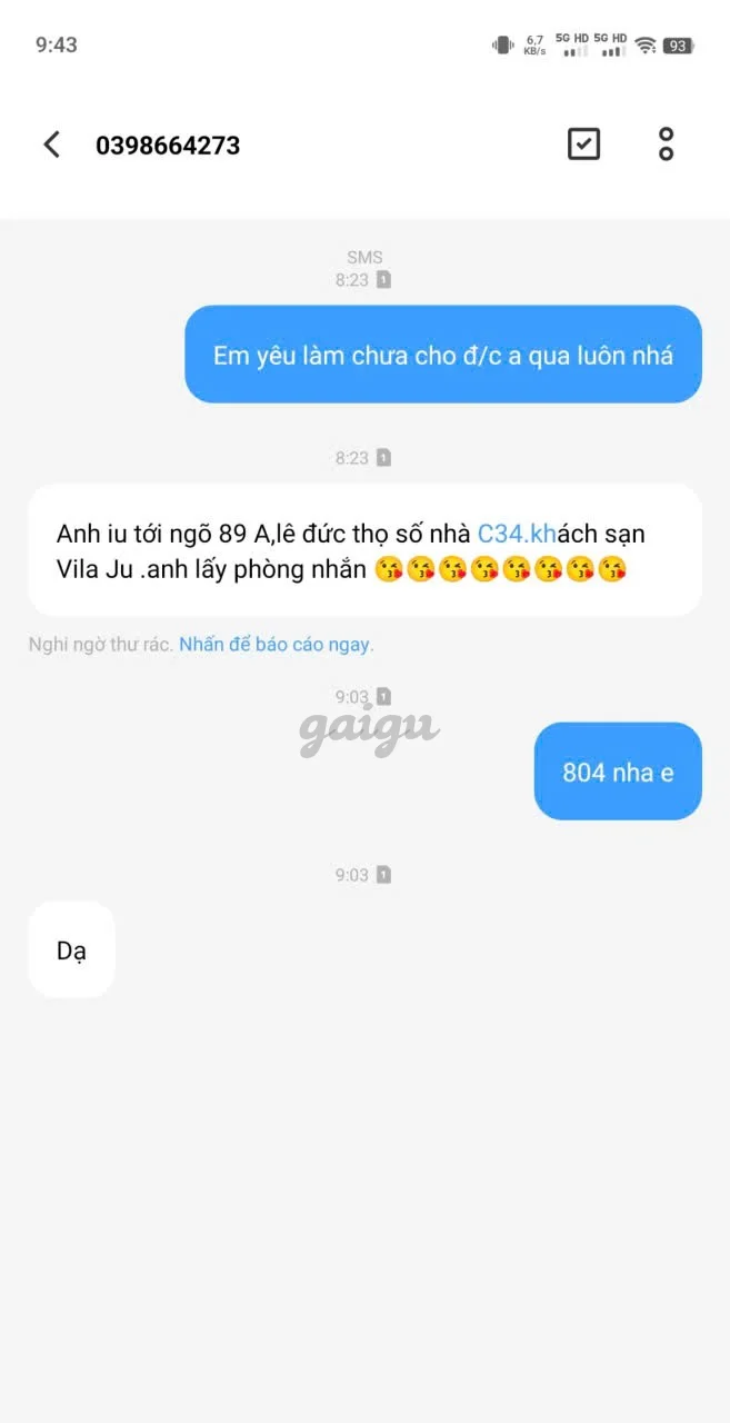 Ảnh đánh giá gái gọi