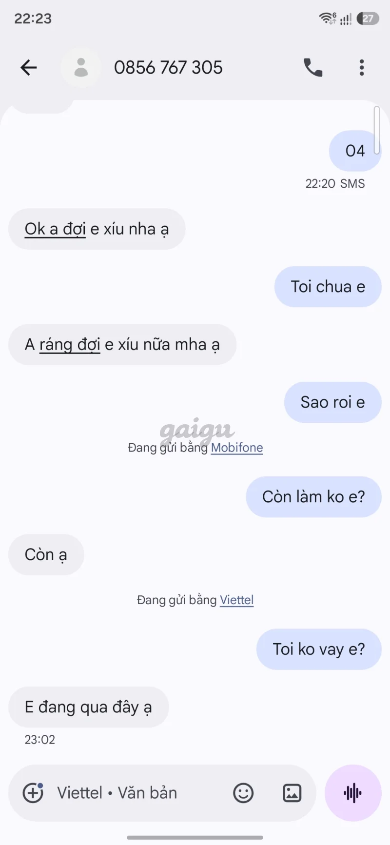 Ảnh đánh giá gái gọi