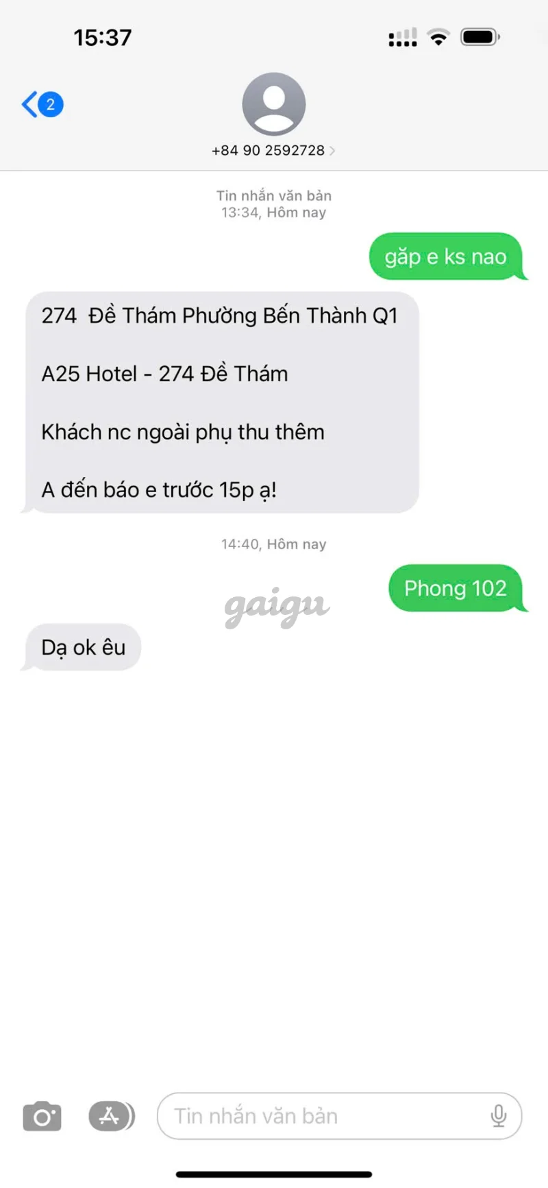 Ảnh đánh giá gái gọi