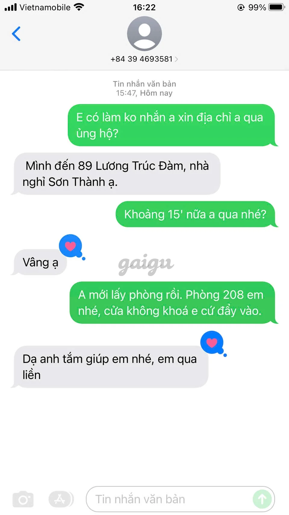 Ảnh đánh giá gái gọi
