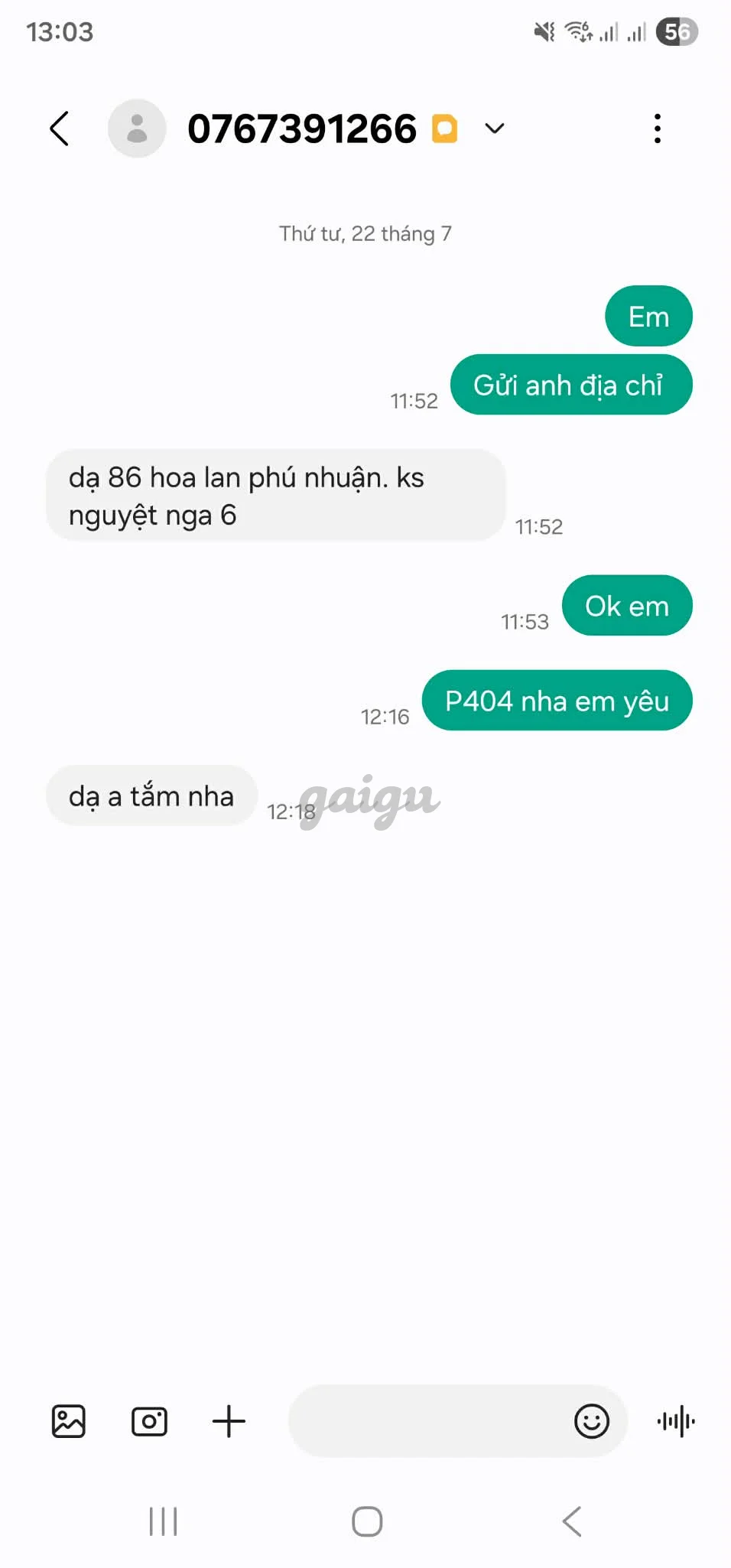 Ảnh đánh giá gái gọi
