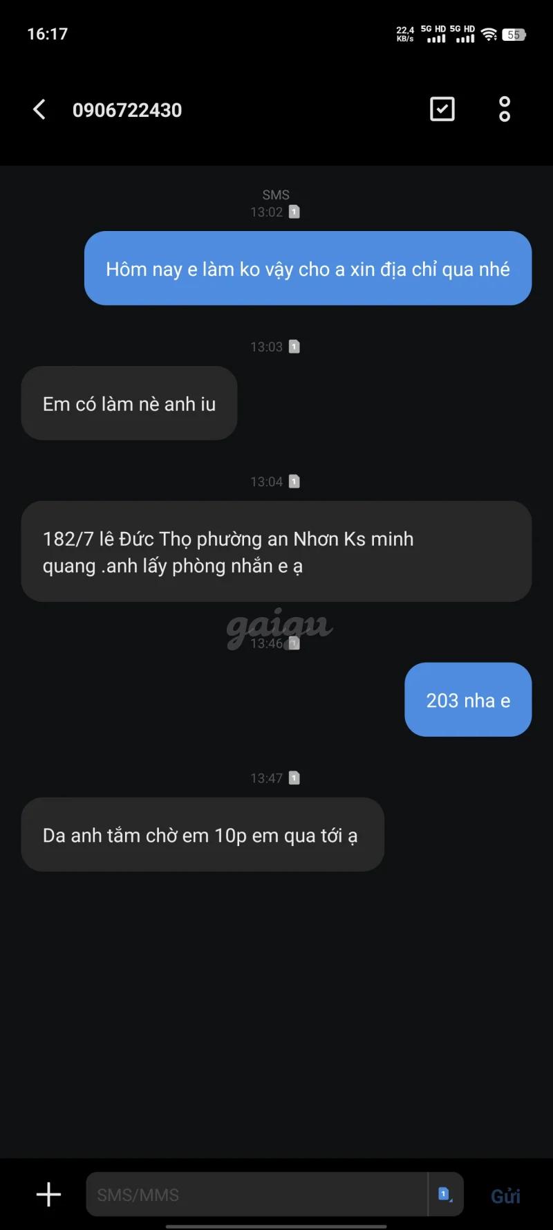 Ảnh đánh giá gái gọi