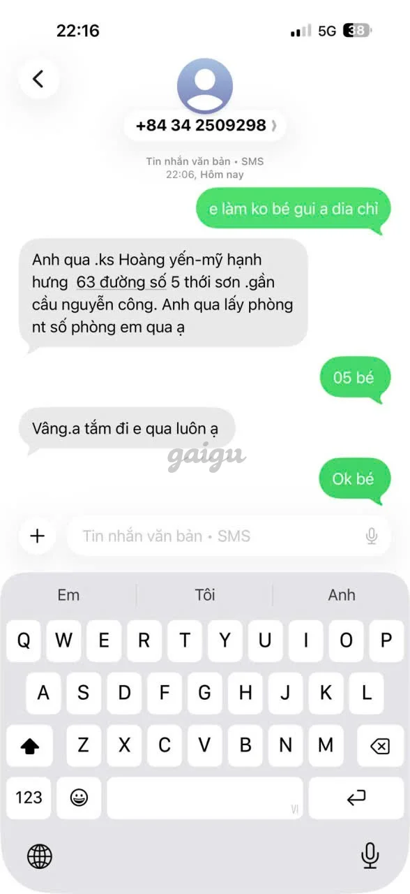 Ảnh đánh giá gái gọi