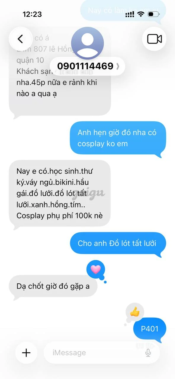 Ảnh đánh giá gái gọi