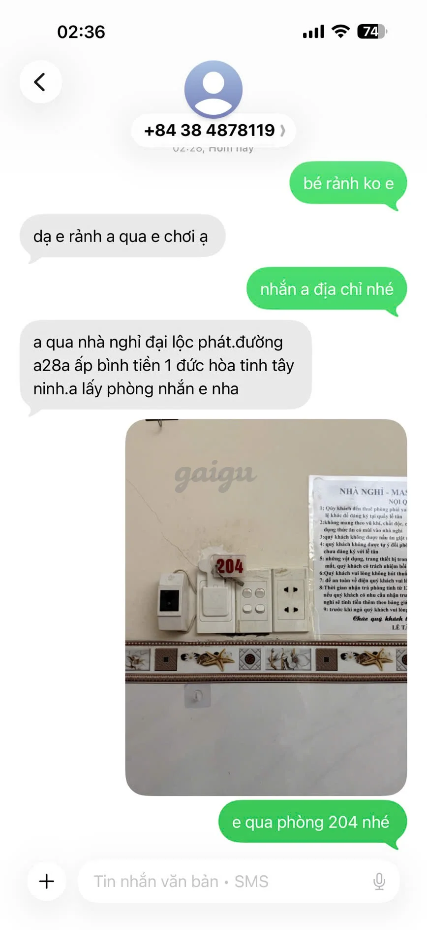Ảnh đánh giá gái gọi