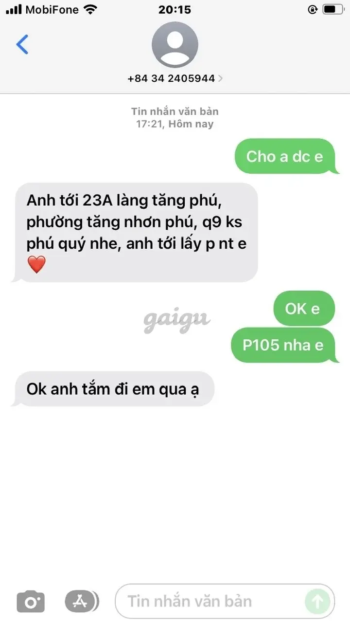 Ảnh đánh giá gái gọi