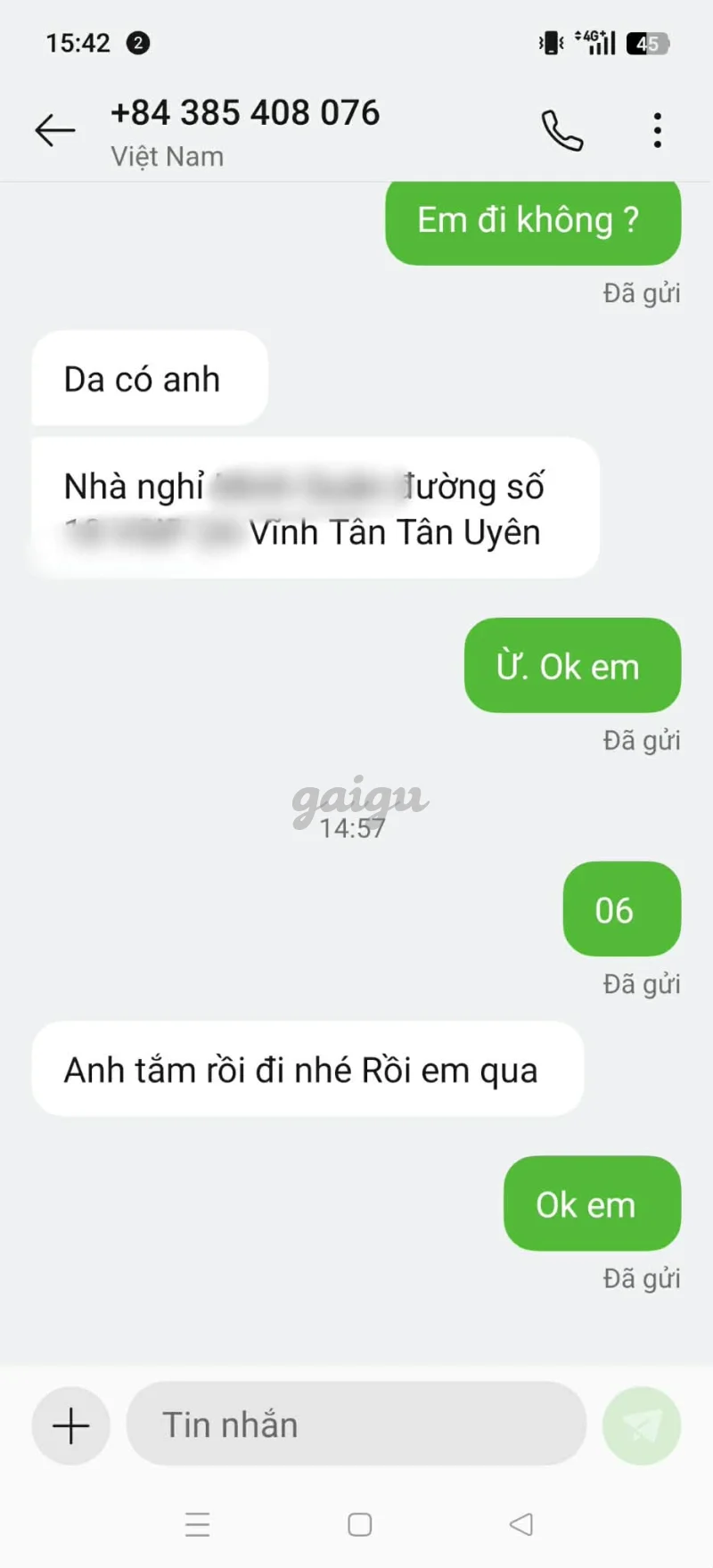 Ảnh đánh giá gái gọi