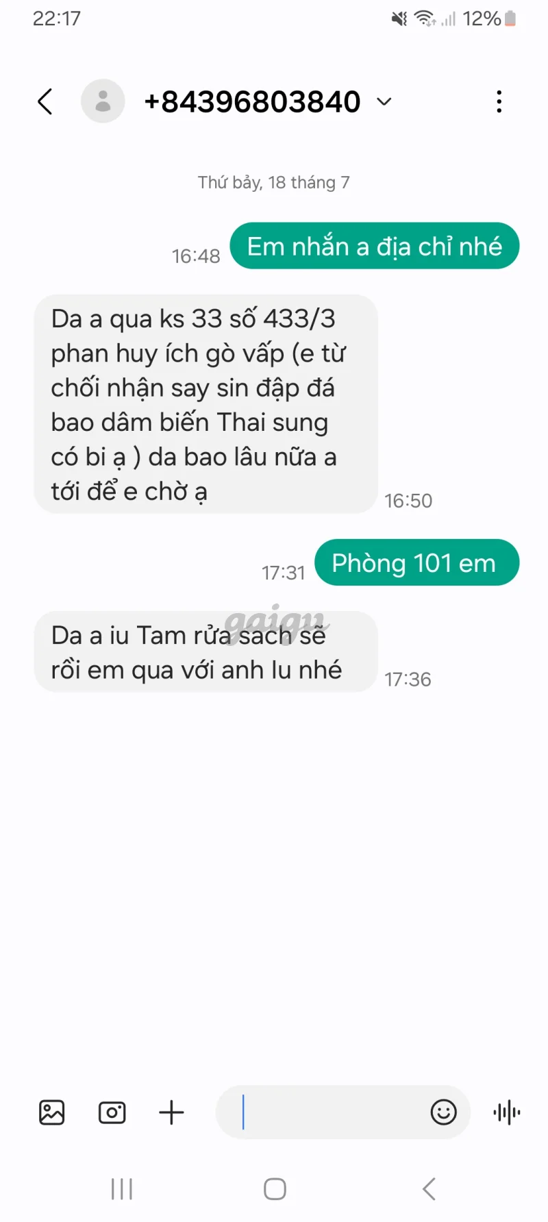Ảnh đánh giá gái gọi