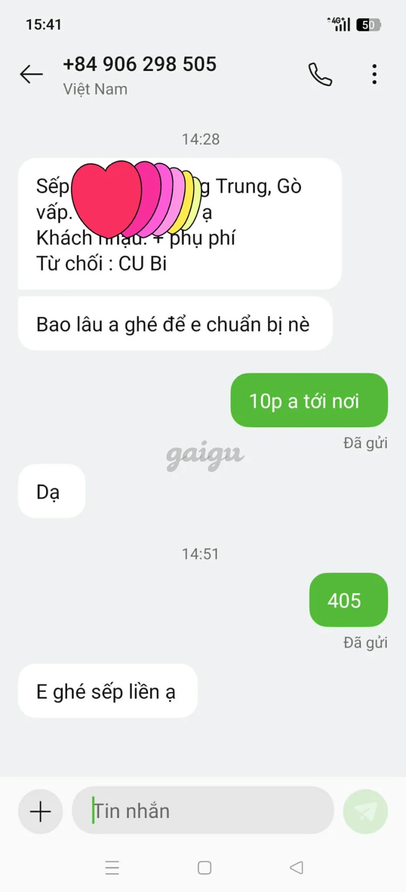 Ảnh đánh giá gái gọi