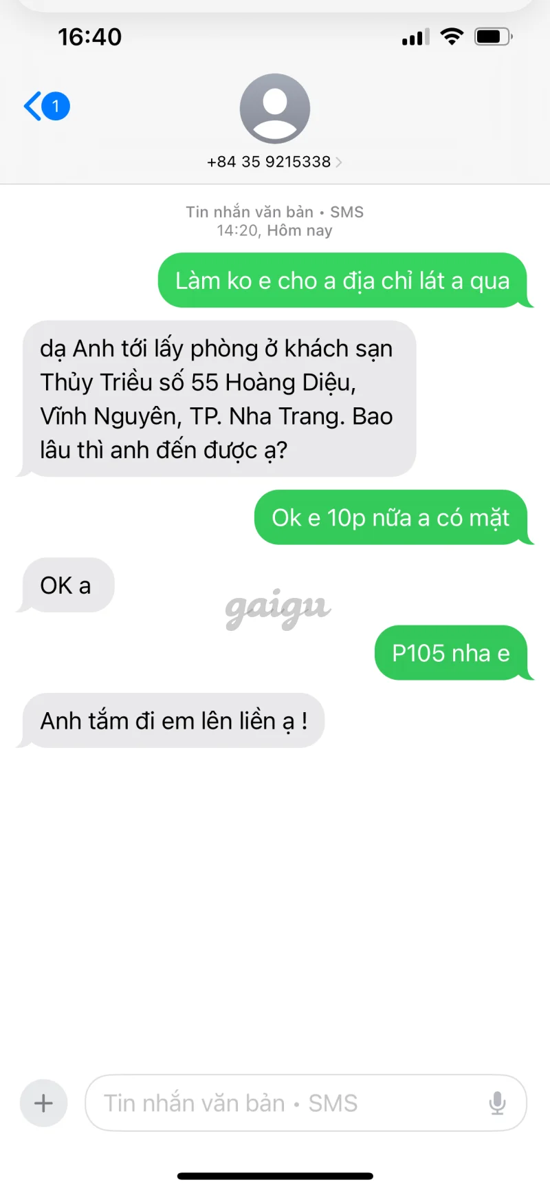 Ảnh đánh giá gái gọi