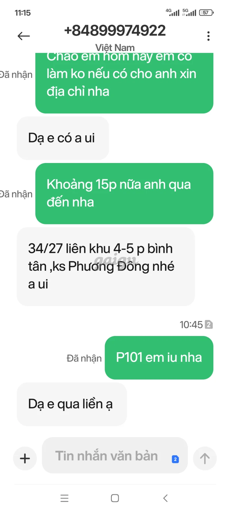 Ảnh đánh giá gái gọi