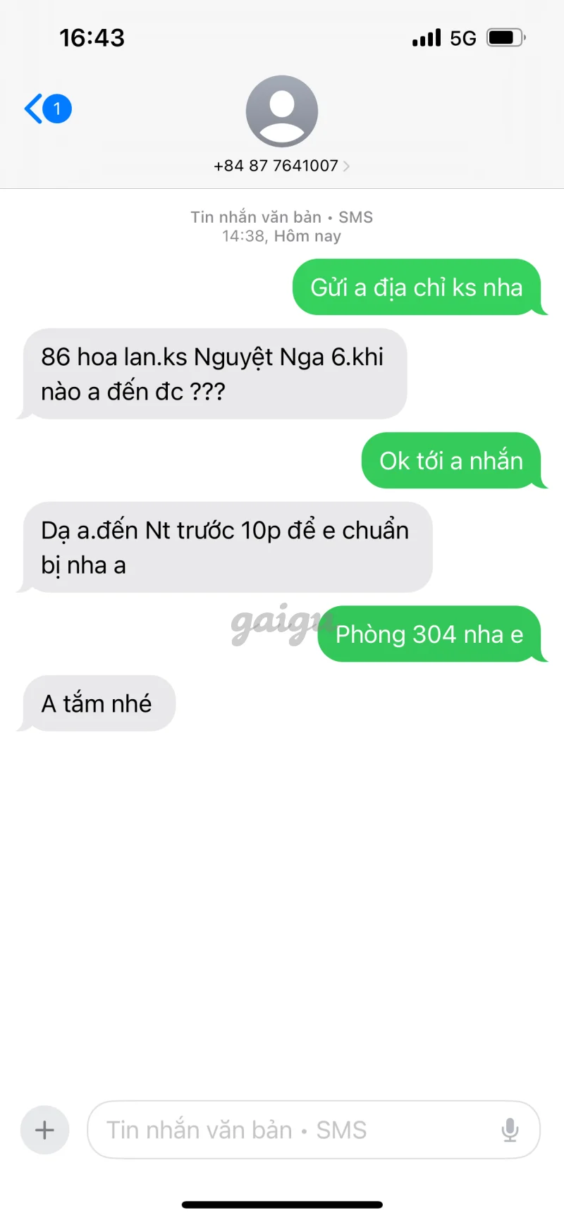 Ảnh đánh giá gái gọi
