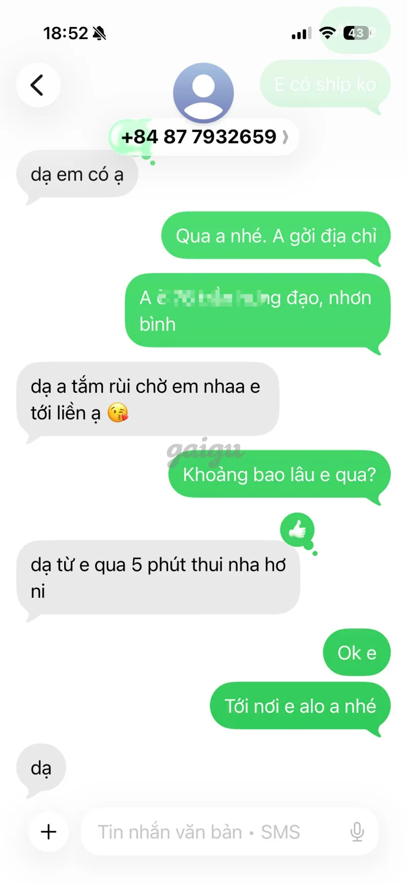 Ảnh đánh giá gái gọi
