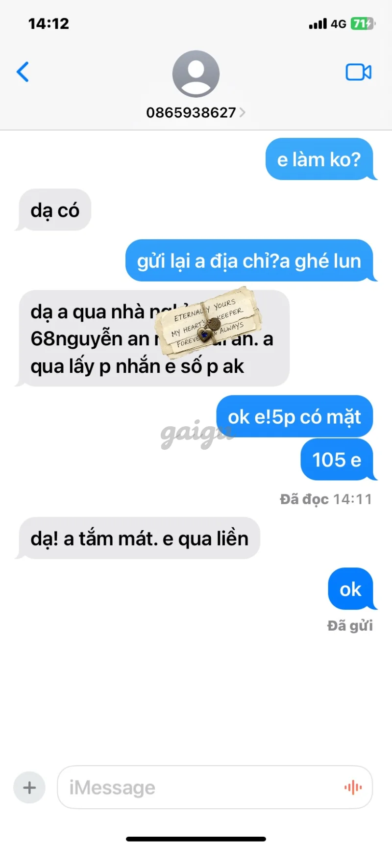 Ảnh đánh giá gái gọi