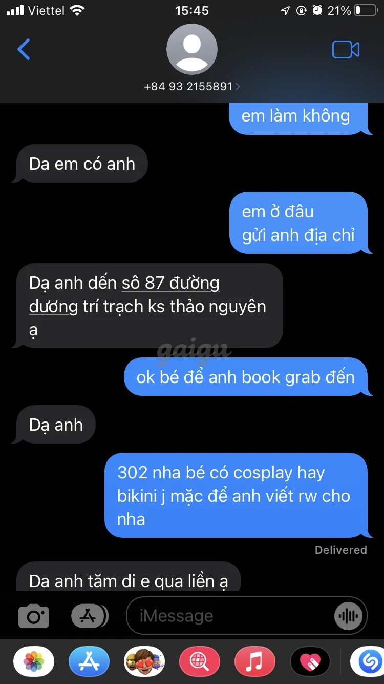 Ảnh đánh giá gái gọi