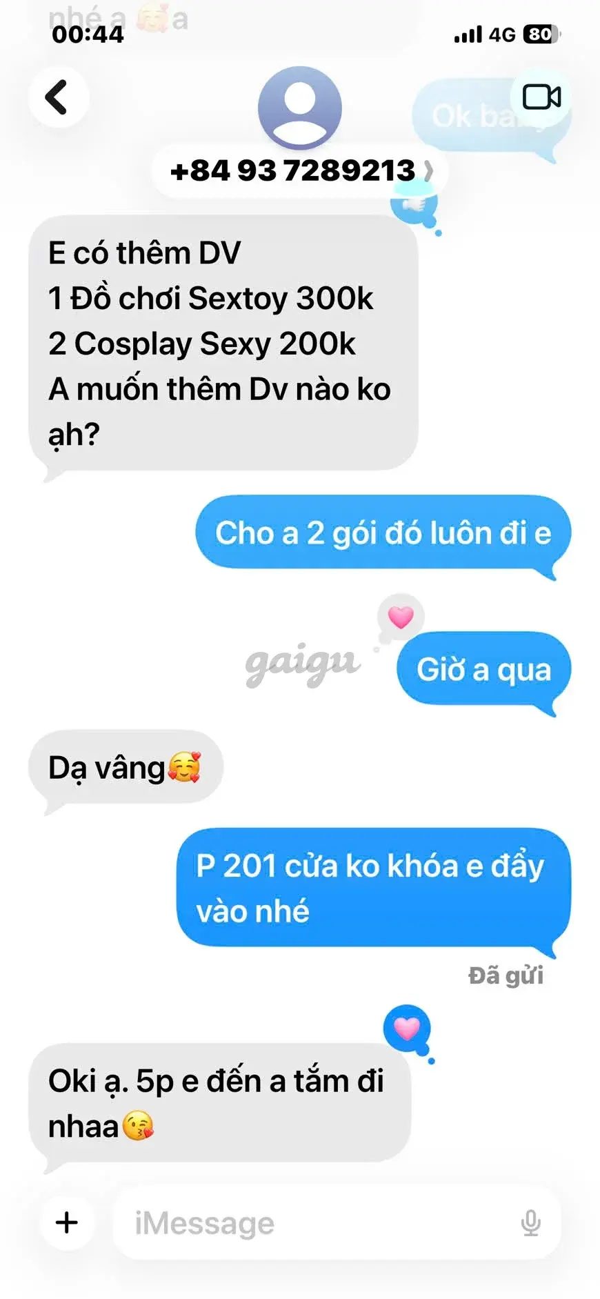 Ảnh đánh giá gái gọi