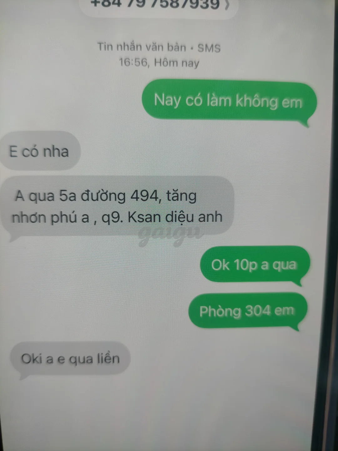 Ảnh đánh giá gái gọi