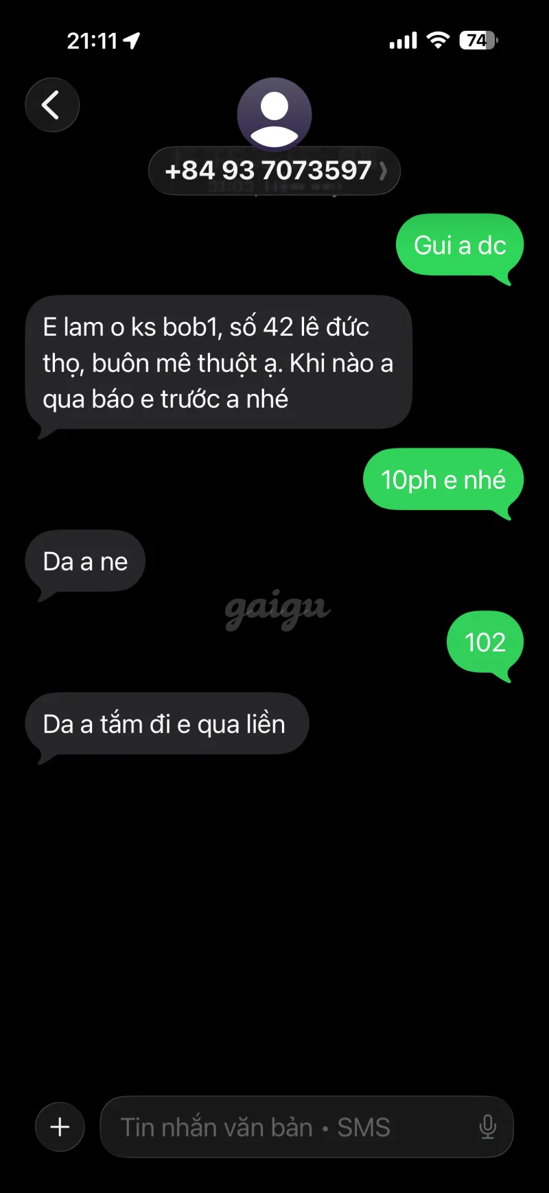Ảnh đánh giá gái gọi