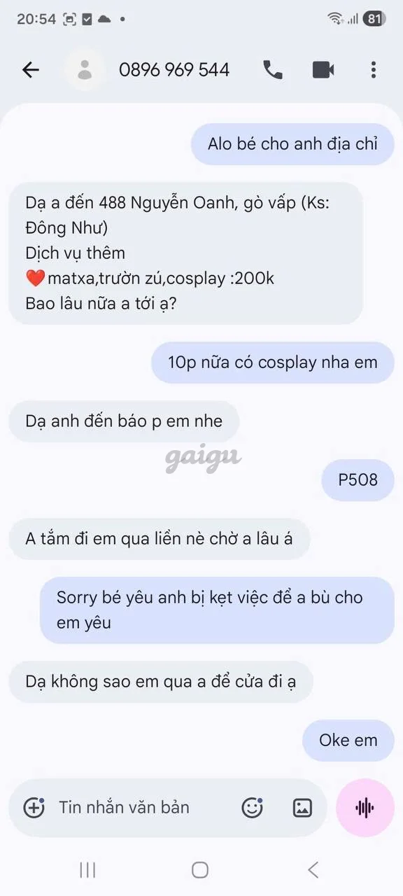Ảnh đánh giá gái gọi