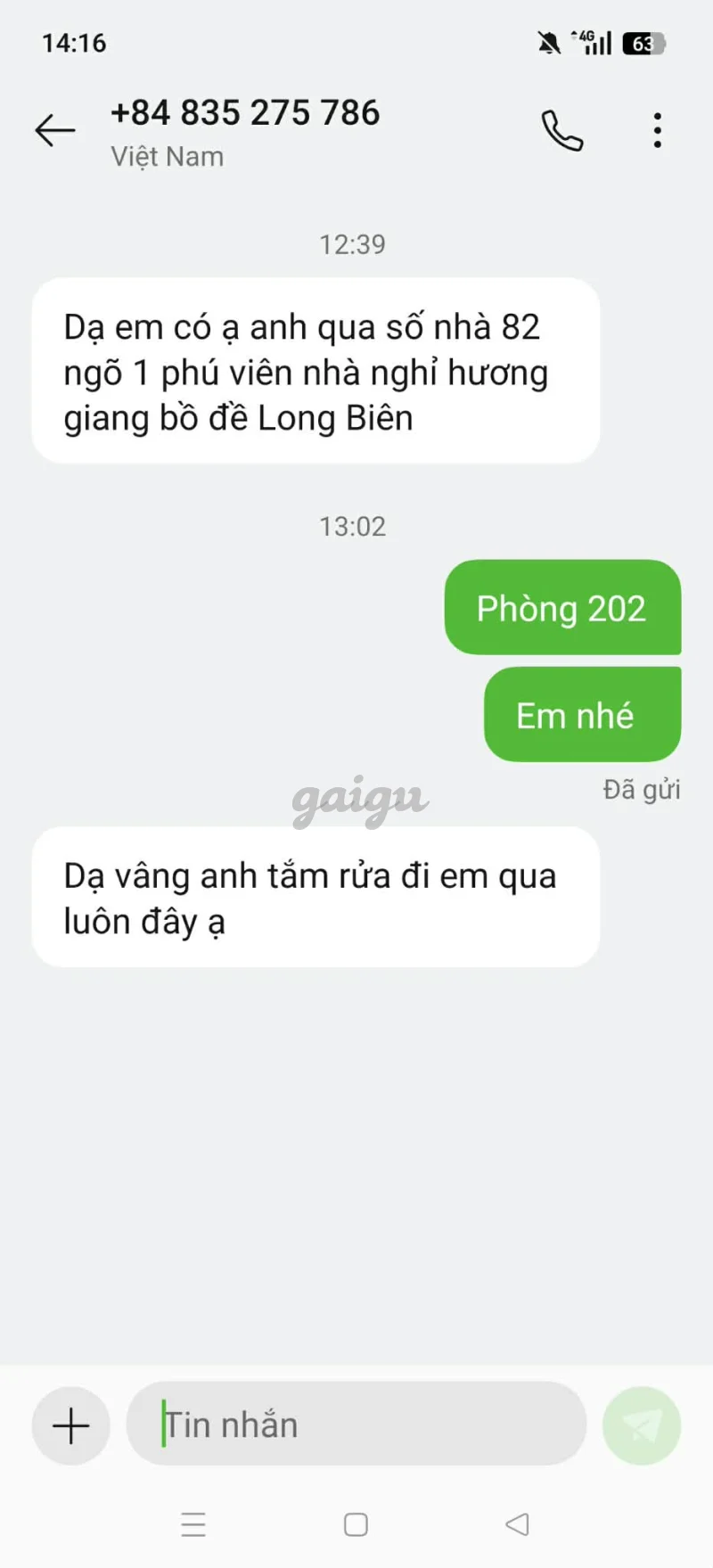 Ảnh đánh giá gái gọi