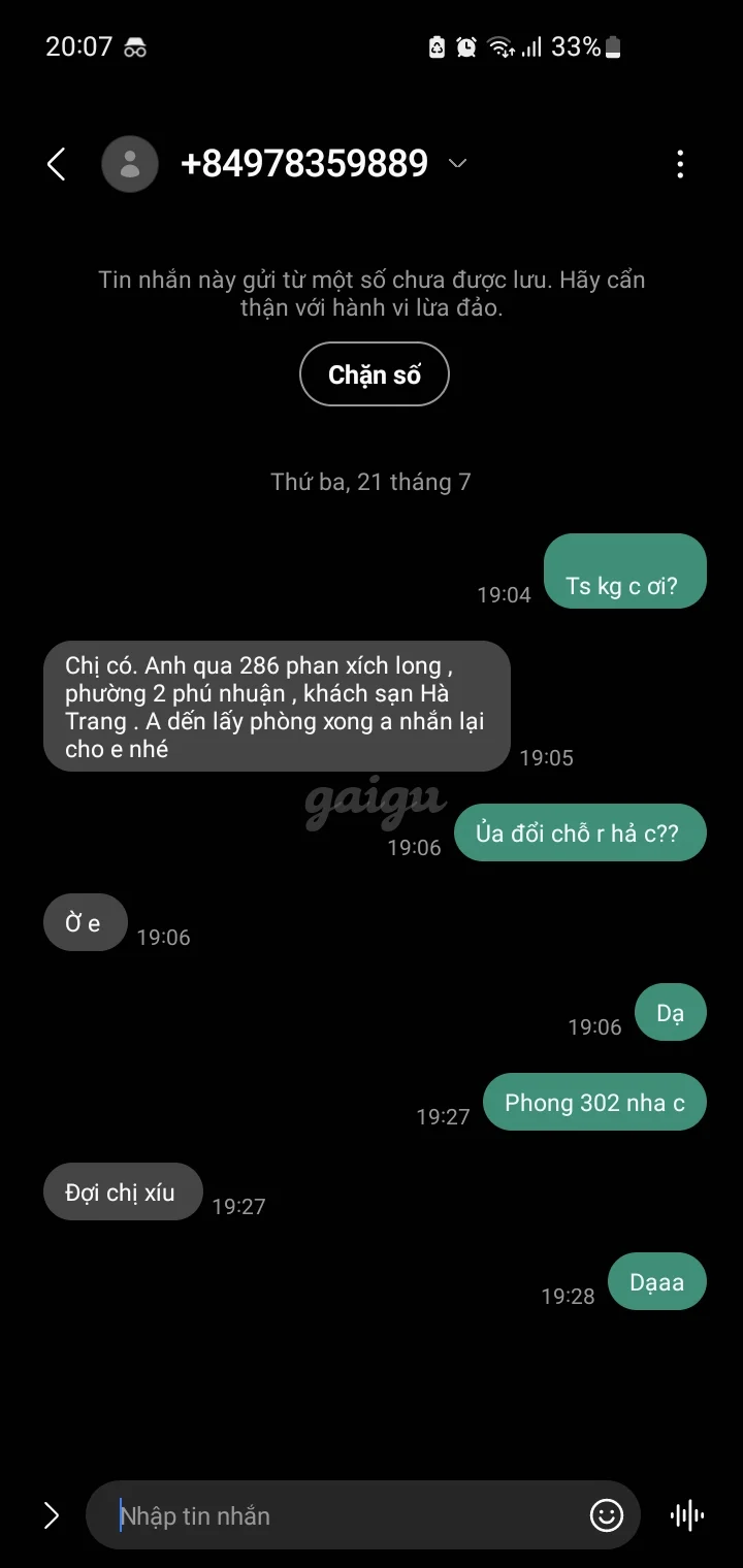 Ảnh đánh giá gái gọi