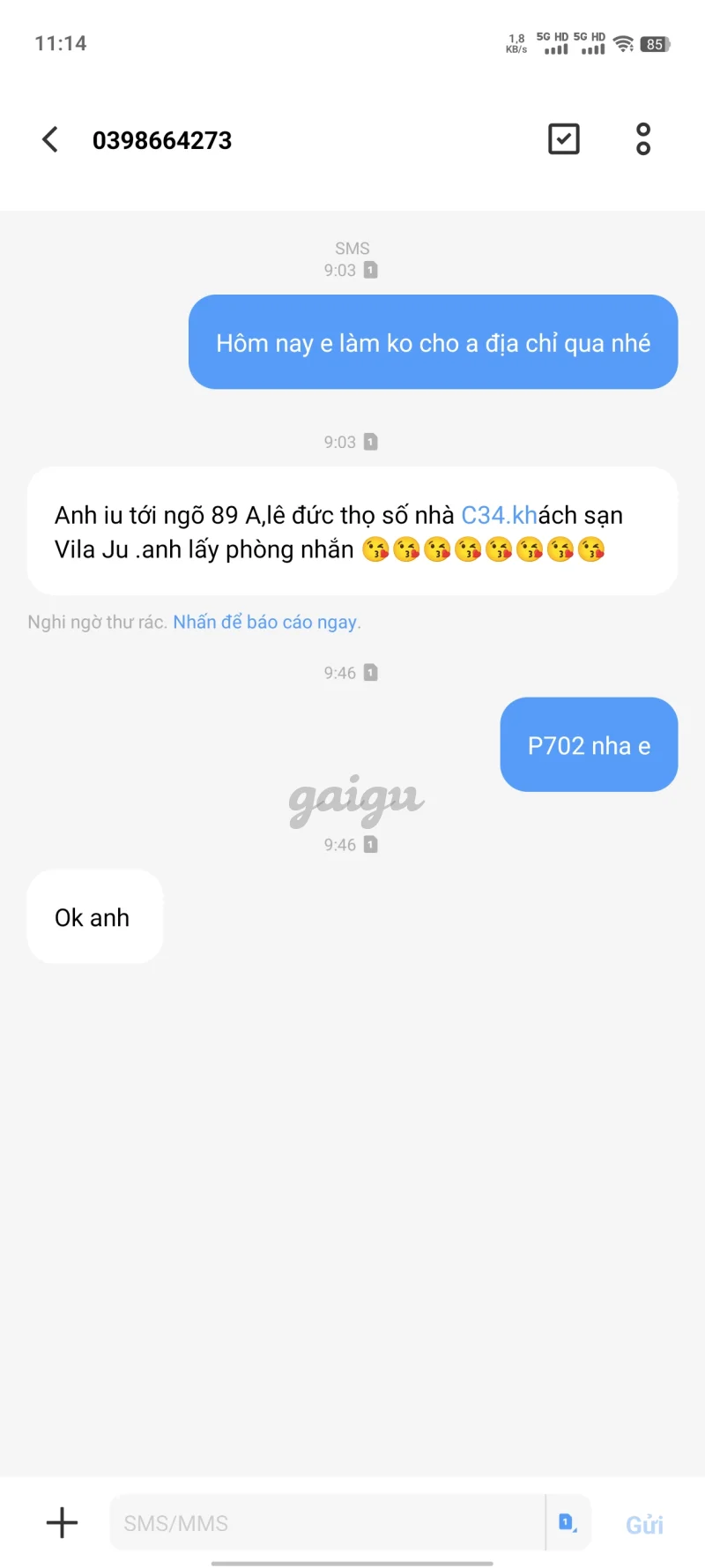 Ảnh đánh giá gái gọi