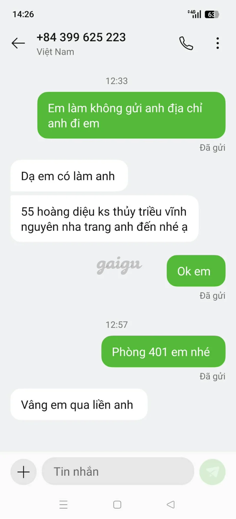 Ảnh đánh giá gái gọi