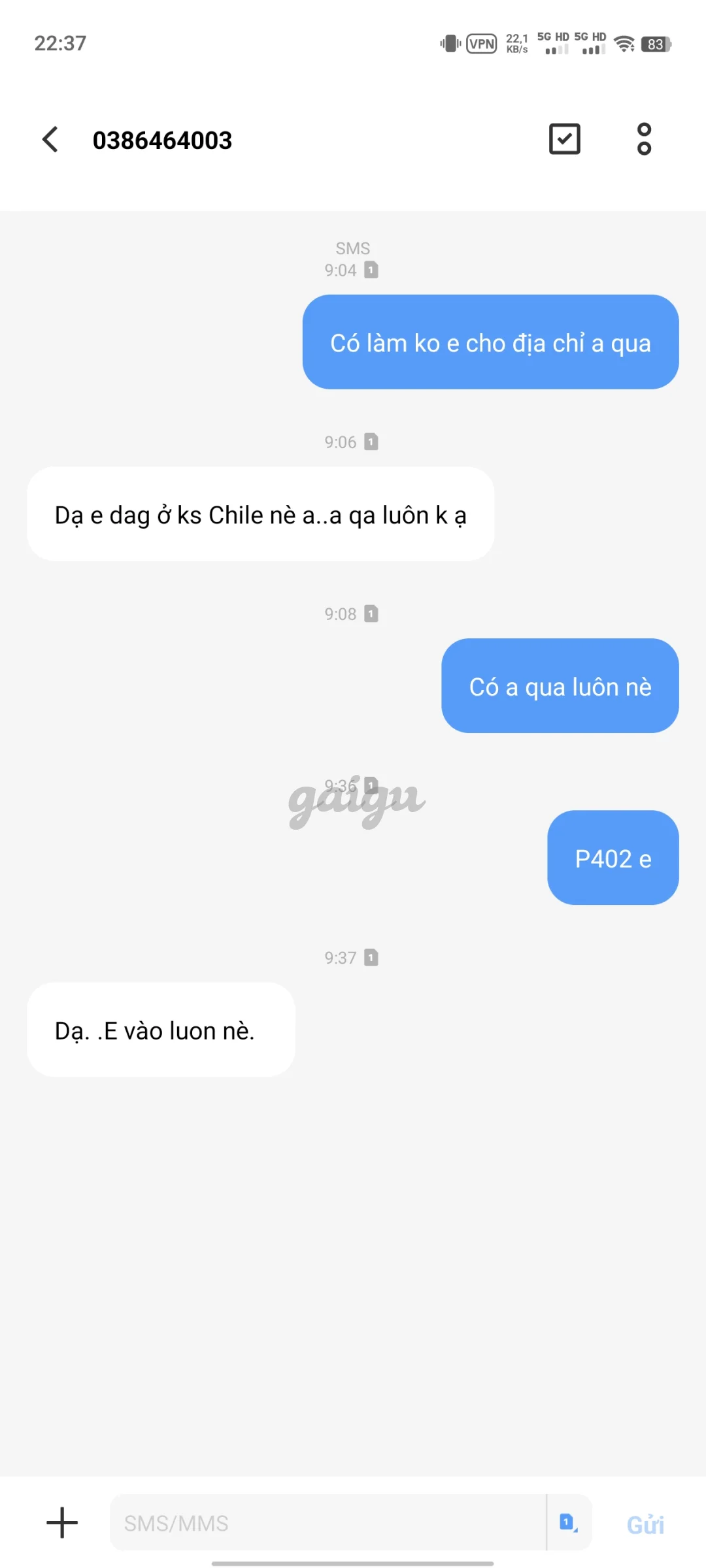 Ảnh đánh giá gái gọi